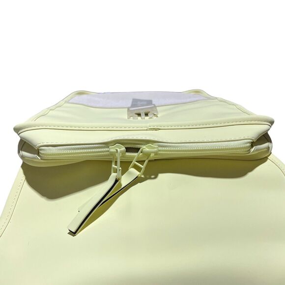 RAINS Buckle Trail Backpack Yellow Waterproof Straw Gorpcore Outdoors Active - Picture 4 of 11